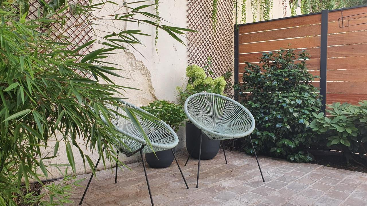 Boutik Boheme Le Jardin Montmartre Apartment Paris Bagian luar foto
