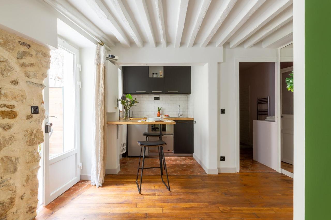 Boutik Boheme Le Jardin Montmartre Apartment Paris Bagian luar foto